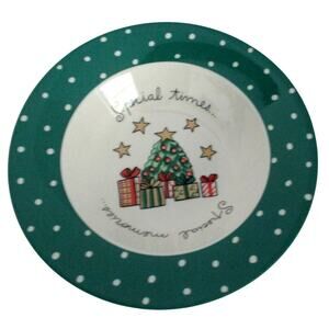 Vintage Mikasa Christmas Wish 10-7/8" Round Vegetable Serving Bowl